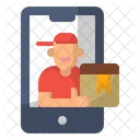 Delivery Man Package Icon