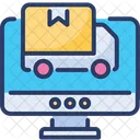 Online Delivery Payment Shopping Icon