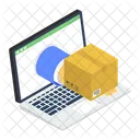 Online Delivery Parcel Delivery Ecommerce Icon
