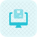Online Delivery Online Tracking Package Icon