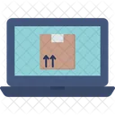 Laptop Screen Box Cardboard Icon