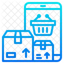 Online Delivery Delivery Basket Icon