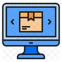 Online Delivery Delivery Computer Icon