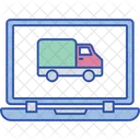 Online Delivery Computer Delivery Icon