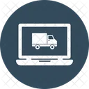 Online Delivery Computer Delivery Icon