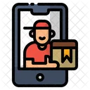 Delivery Man Package Icon