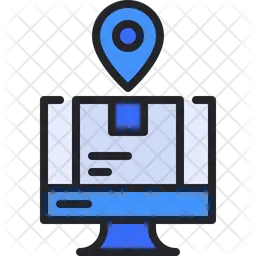 Online Delivery Tracking  Icon