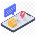Online Delivery Tracking Online Logistic Delivery Tracking Icon