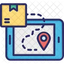 Online Delivery Tracking  Icon