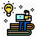 E Learning Mann Laptop Symbol