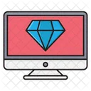 Diamant Edelstein Online Icon