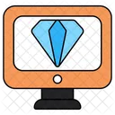 Online-Diamant  Symbol