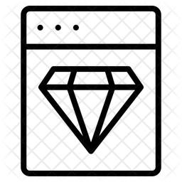 Online diamond  Icon