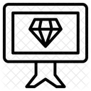 Online Diamond Icon