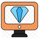 Online Diamond  Icon