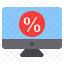 Discount Shopping Online Icon