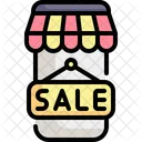 Online Shopping Commerce And Shopping Voucher Icon