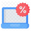 Laptop Computer Offer Icon