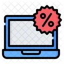 Laptop Computer Offer Icon