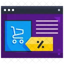 Online Discount Shopping Discount Discount Icon