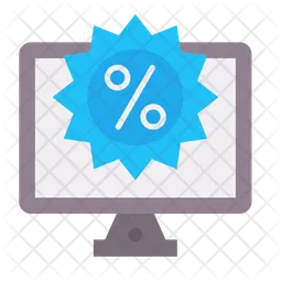 Online discount  Icon