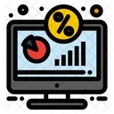 Online Discount Growth  Icon