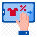 Mobilephone Discount Shopping Icon
