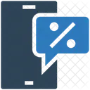 Mobile Percentage Precentage Bubble Phone Percentage Icon