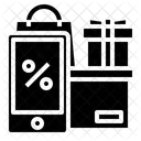 Discount Mobile Shopping Icon