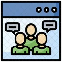 Online Discussion  Icon