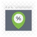 Discount Webpage Ecommerce アイコン