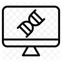온라인 Dna Dna Strand Deoxyribonucleic Acid 아이콘