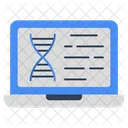 Online Dna Deoxyribonucleic Acid Dna Strand Icon