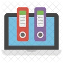 Online Docs Digital Storage Electronic Document Icon