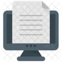 Online Docs Digital Icon