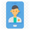 Smartphone Medical Assistance Advise Icon