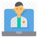 Doctor Medical Assistance Computer Icon
