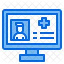 Online Doctor Online Checkup Computer Icon