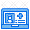 Online Doctor Laptop Online Heathcare Icon