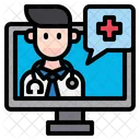 Online Doctor Online Checkup Doctor Icon