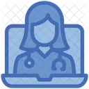 Online Doctor Online Consultation Online Medical Icon