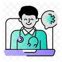 Online Doctor Online Healthcare Medical App Icon