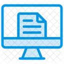 Online Document Lcd Icon