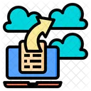 Cloud Document Email Icon
