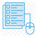 Document Pages Online Icon