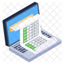 Business Document Online Document Online Report Icon