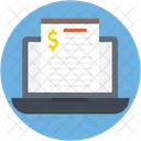 Online Document Financial Icon