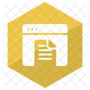 Document File Webpage Icon