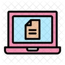Online Document Approve Document Icon
