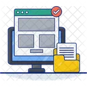 Online Document Computing E Docs Icon